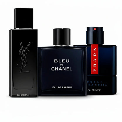 Herren 3er-Set — Tiefes Noir Prestige